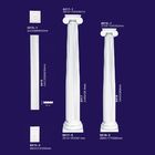 Decor van het de Pilasterhuis van het polyurethaan het Decoratieve Roman Kolommen Aangestoken Huwelijk