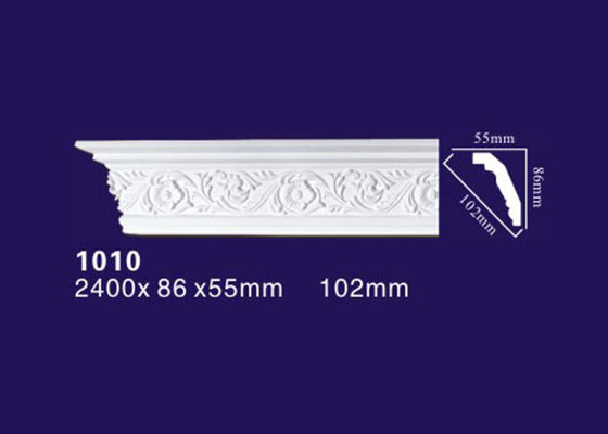 Matte Pu/Polyurethaankroon die Witte Kleur voor Binnenhuisarchitectuur vormen