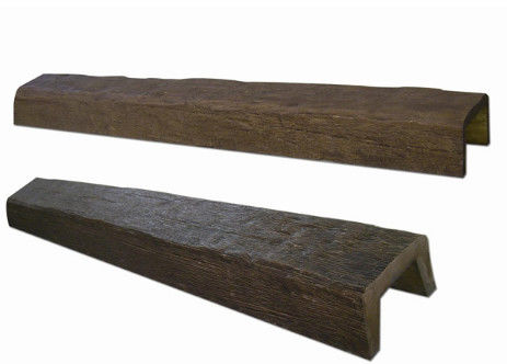 De houten Stralen van Faux van het Ontwerppolyurethaan, Gesimuleerde Houten Stralen voor Huisplafond/Dak