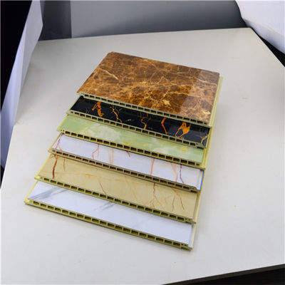 Comité van de bamboe het Vezel Geïntegreerde WPC Muur, het Decoratieve Houten Plastic Samengestelde Plafond van pvc