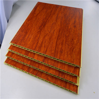 Comité van de bamboe het Vezel Geïntegreerde WPC Muur, het Decoratieve Houten Plastic Samengestelde Plafond van pvc