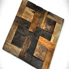 Recycle Wood Mosaic Wall Panels , Boat Wood Wall Board / Sidings For House Decoration